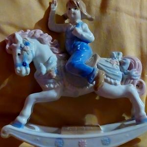 Paul Sebastian “Girl on Rocking Horse”